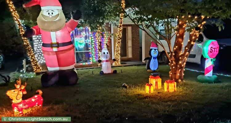 Christmas Light display at 52 Bales Street, Mount Waverley