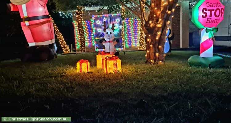 Christmas Light display at 52 Bales Street, Mount Waverley