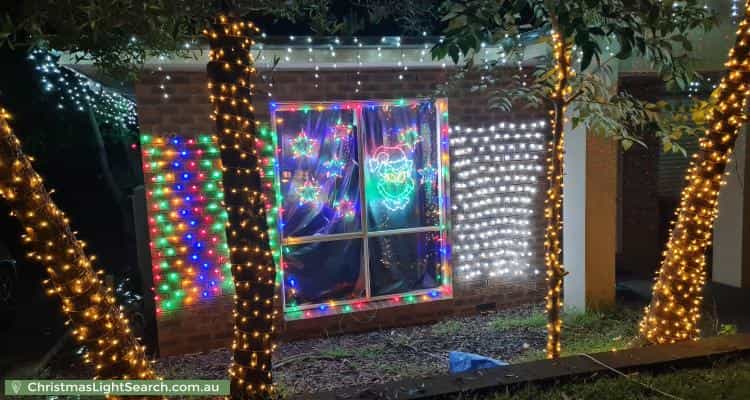 Christmas Light display at 52 Bales Street, Mount Waverley