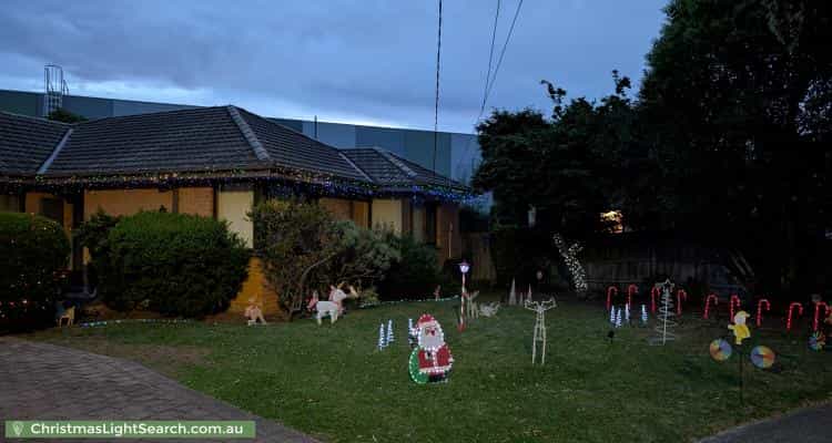 Christmas Light display at 7 Lower Court, Nunawading