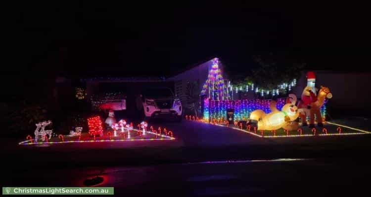 Christmas Light display at 44 Perger Street, Pimpama