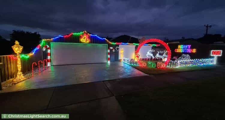 Christmas Light display at 13 MacArthur Drive, Cranbourne