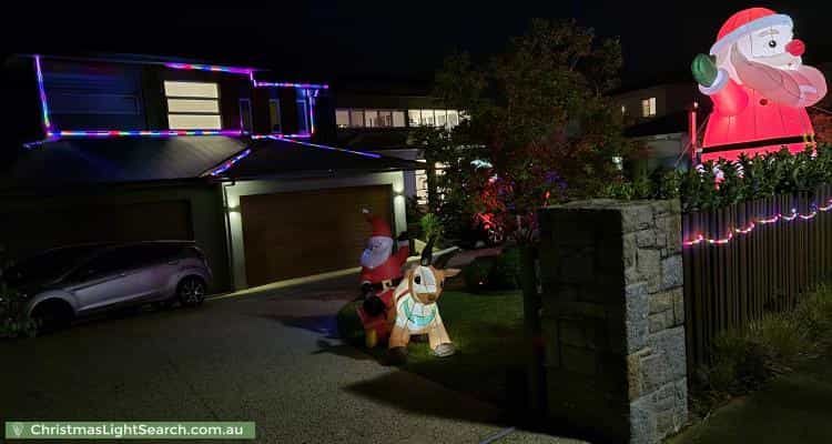 Christmas Light display at 58 Hull Road, Mount Martha