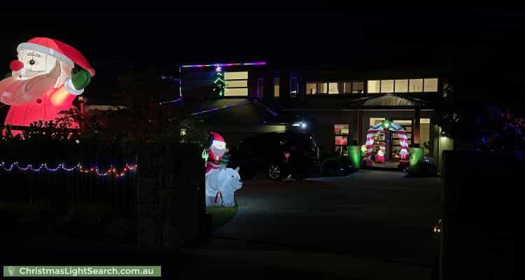 Christmas Light display at 58 Hull Road, Mount Martha