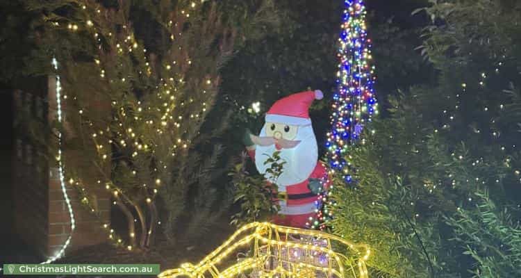 Christmas Light display at 50 Gertonia Avenue, Boronia