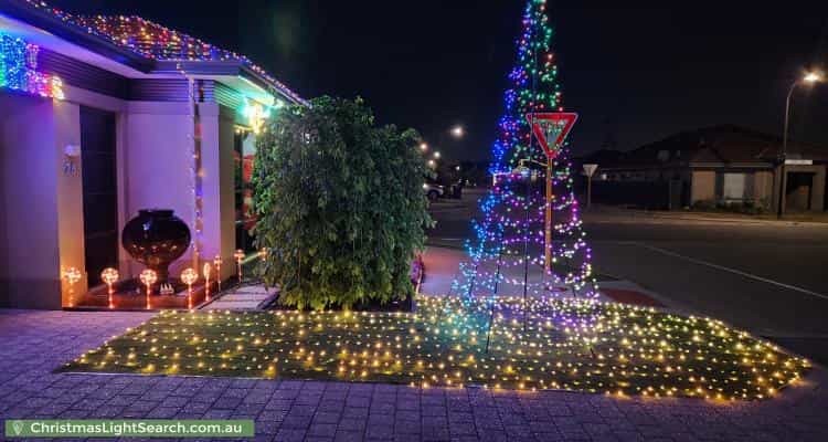 Christmas Light display at 28 Apatite Street, Banjup