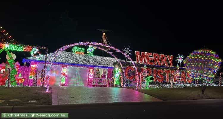 Christmas Light display at 17 Regentville Road, Glenmore Park