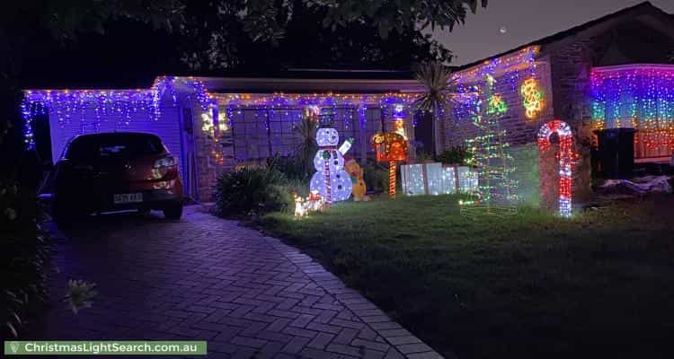 Christmas Light display at  Horseshoe Drive, Aberfoyle Park