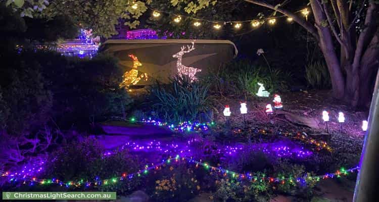Christmas Light display at  Horseshoe Drive, Aberfoyle Park