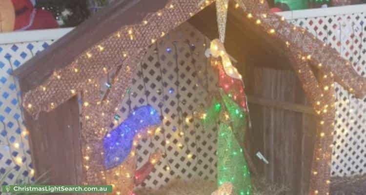 Christmas Light display at 21 McKinley Circuit, Calwell