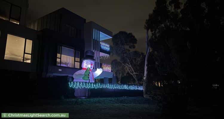 Christmas Light display at 1 Aberdeen Drive, Doncaster