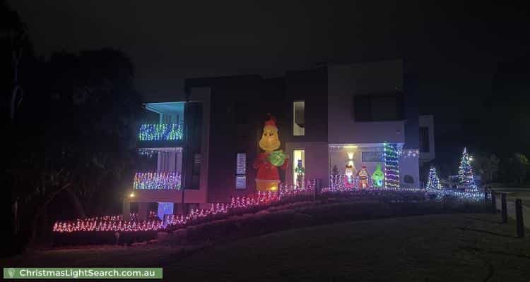 Christmas Light display at 1 Aberdeen Drive, Doncaster