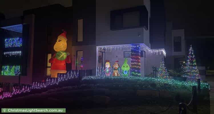 Christmas Light display at 1 Aberdeen Drive, Doncaster