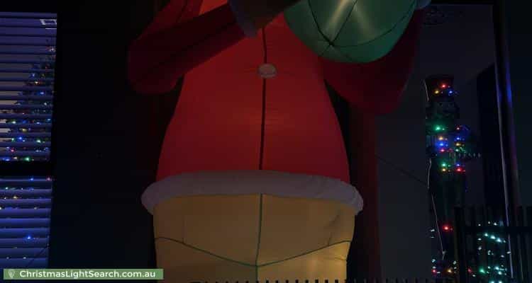 Christmas Light display at 1 Aberdeen Drive, Doncaster