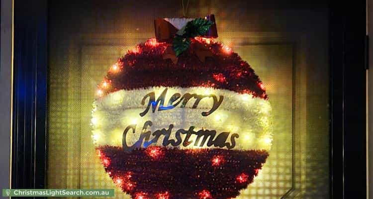 Christmas Light display at  Boon Court, Paralowie