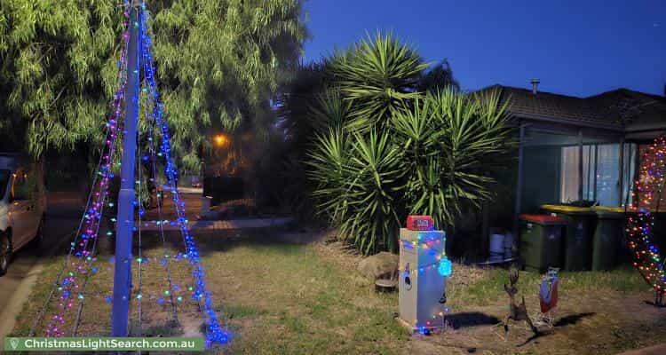 Christmas Light display at  Boon Court, Paralowie