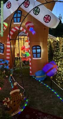 Christmas Light display at 2 Dirrawan Gardens, Reid