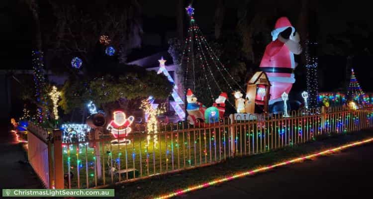 Christmas Light display at 15 Jamaican Road, Safety Bay