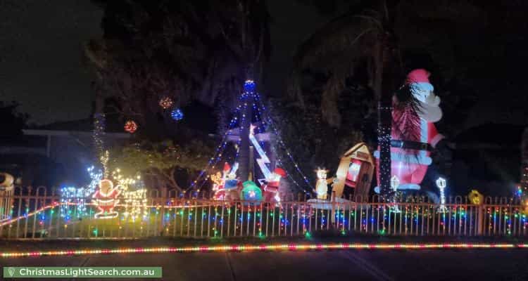 Christmas Light display at 15 Jamaican Road, Safety Bay