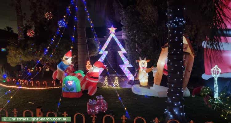 Christmas Light display at 15 Jamaican Road, Safety Bay