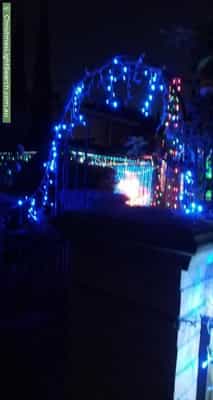 Christmas Light display at 5 Florence Street, Ormond