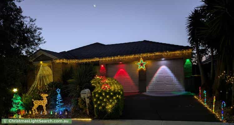 Christmas Light display at 14 Penola Drive, South Morang