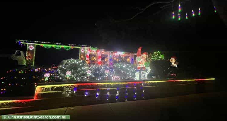 Christmas Light display at 70 Scotsdale Drive, Cranbourne East