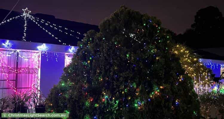 Christmas Light display at 62 Kimberley Drive, Chirnside Park