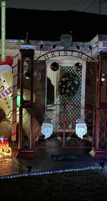 Christmas Light display at 43 Tatman Drive, Altona Meadows