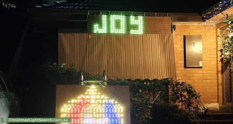 Christmas Light display at 7 McCulloch Street, Nunawading