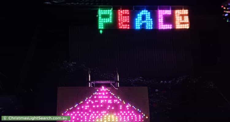 Christmas Light display at 7 McCulloch Street, Nunawading