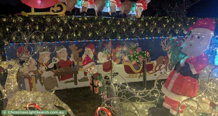 Christmas Light display at 17 Nyarrin Place, Cranbourne West