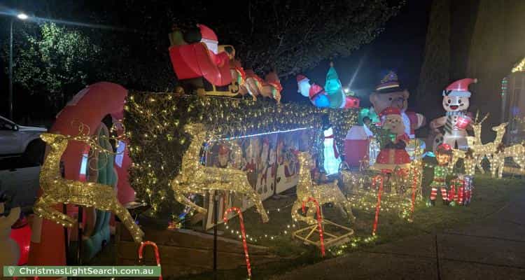 Christmas Light display at 17 Nyarrin Place, Cranbourne West