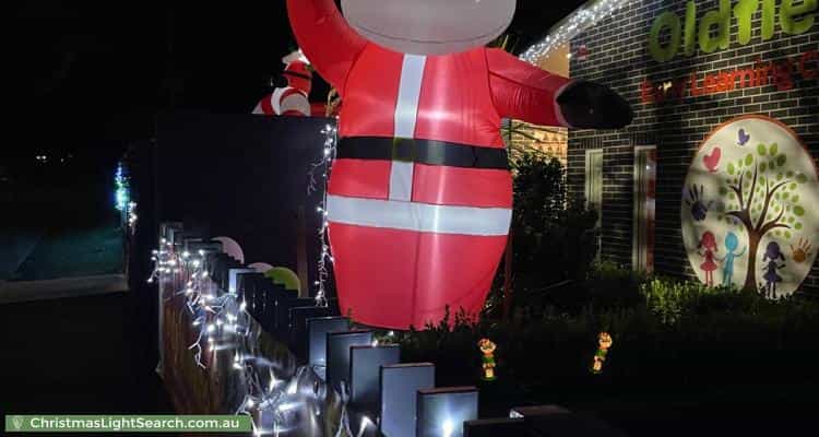 Christmas Light display at 9 Oldfield Road, Seven Hills