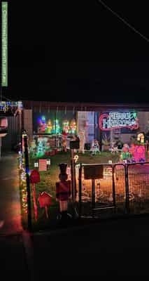 Christmas Light display at 43 Purchas Street, Werribee