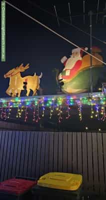 Christmas Light display at 43 Purchas Street, Werribee