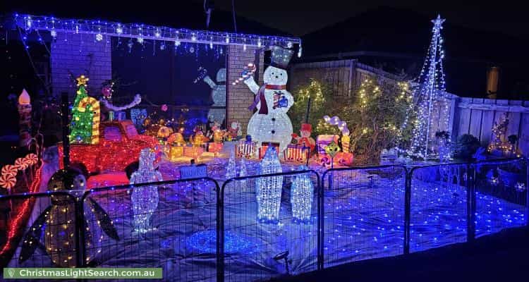 Christmas Light display at 43 Purchas Street, Werribee