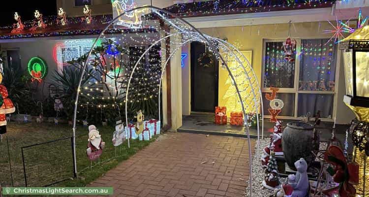Christmas Light display at  Corella Street, Lesmurdie
