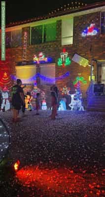 Christmas Light display at  Hull Place, Seven Hills