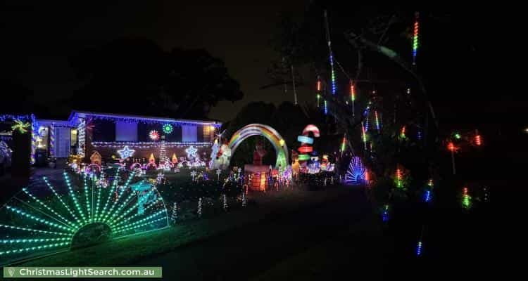 Christmas Light display at 49 Hurley Street, Toongabbie