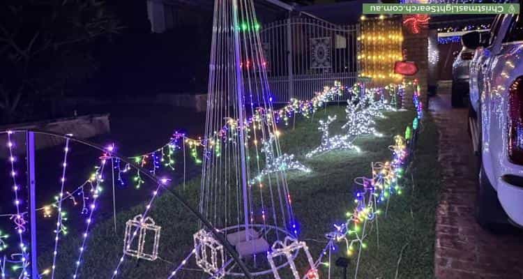 Christmas Light display at 49 Hurley Street, Toongabbie
