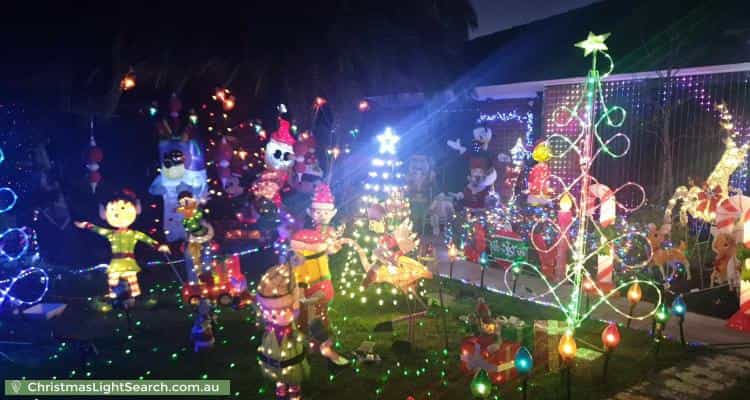 Christmas Light display at 2 Picardy Court, Hoppers Crossing