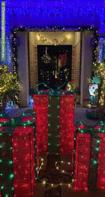 Christmas Light display at 29 Cronulla Way, Taylors Hill