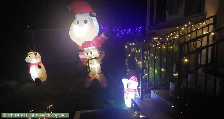 Christmas Light display at 12 Brougham Close, Eumemmerring
