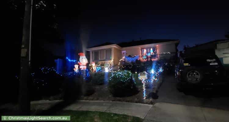 Christmas Light display at 12 Brougham Close, Eumemmerring