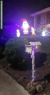 Christmas Light display at 12 Brougham Close, Eumemmerring