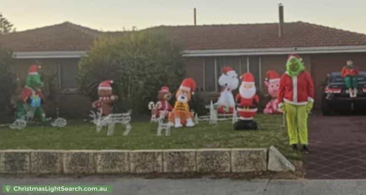 Christmas Light display at 16 Comet Street, Dudley Park