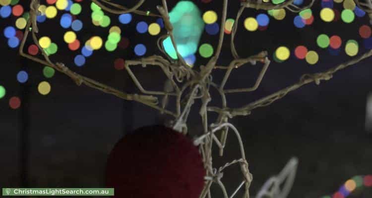 Christmas Light display at 12A Erica Avenue, Mount Claremont
