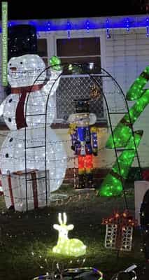 Christmas Light display at 12A Erica Avenue, Mount Claremont