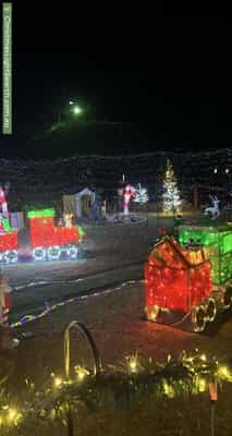 Christmas Light display at 12A Erica Avenue, Mount Claremont